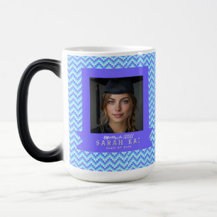 Caneca Mágica Presente de Formatura de Casada com Padrão Abstrat