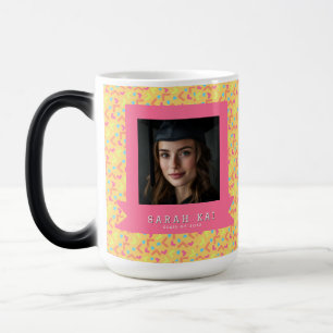 Caneca Mágica Presente de Formatura Padrão Memphis Fofo