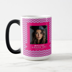 Caneca Mágica Presente de Formatura para Marido com Padrão Abstr