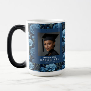 Caneca Mágica Presente de Foto com Impressão de Cravos em Negrit