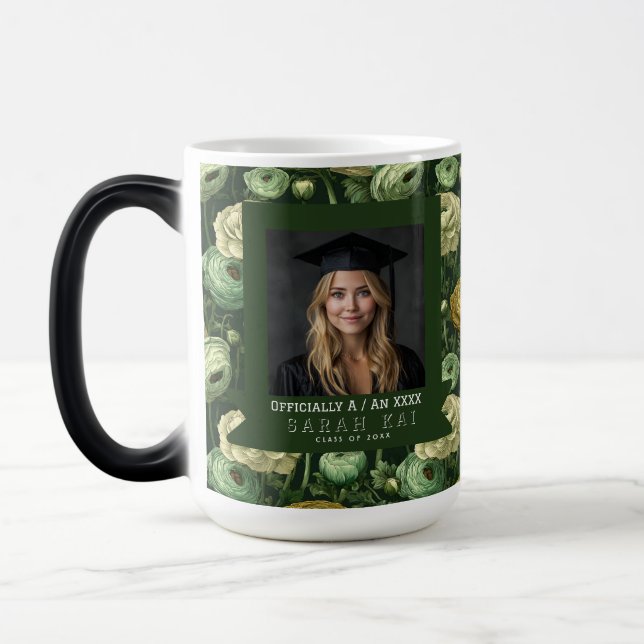 Caneca Mágica Presente de Graduação Clássico para Meninos com Im (Esquerda)