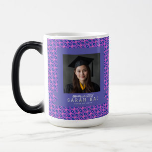Caneca Mágica Presente de Graduação da Esposa com Padrão Étnico