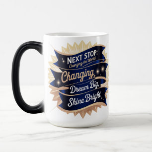 Caneca Mágica Presente de Graduação de Alteração de Cor 15 oz