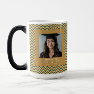 Caneca Mágica Presente de Graduação do Marido com Impressão Geom