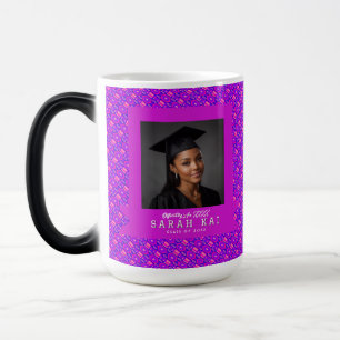 Caneca Mágica Presente de Graduação do Marido com Padrão Azteca