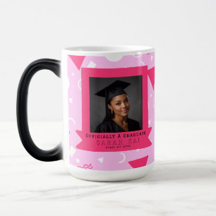 Caneca Mágica Presente de Graduação para Esposa com Padrão Color