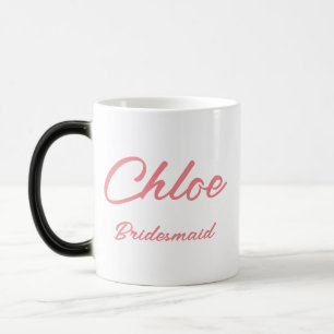 CANECA MÁGICA PRESENTE DE NOME PERSONALIZADO PARA BRIDESMAID