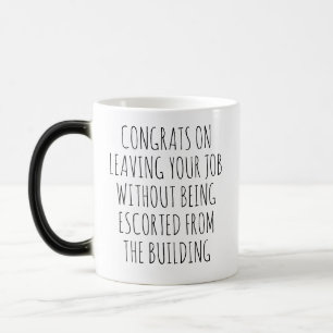 Caneca Mágica Presente Engraçado de Aposentadoria para Colega de