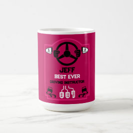 Caneca Mágica Presente Engraçado para Instrutor de Condução