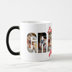 Caneca Mágica Presente Personalizado de Amor GRAMMY com Foto