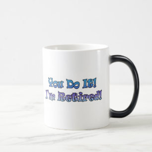 Caneca Mágica Presentes da aposentadoria e t-shirt da