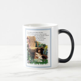 Caneca Mágica Presentes de Arte em Pastor Australianos