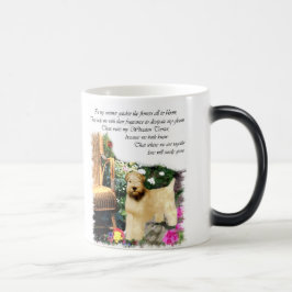 Caneca Mágica Presentes de Arte Terrier, de Rodas Revestidas Mac