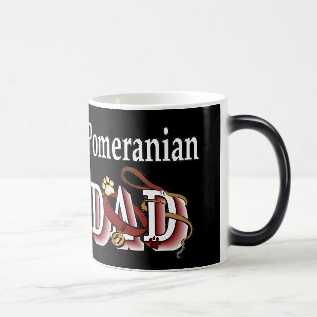 Caneca Mágica Presentes de Pai da Pomerânia (Direita)