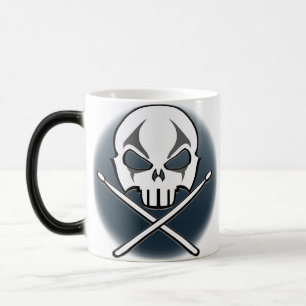 Caneca Mágica Presentes de um baterista de metal pesado para uma