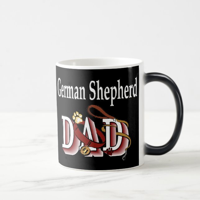 Caneca Mágica Presentes do Pai do german shepherd (Direita)