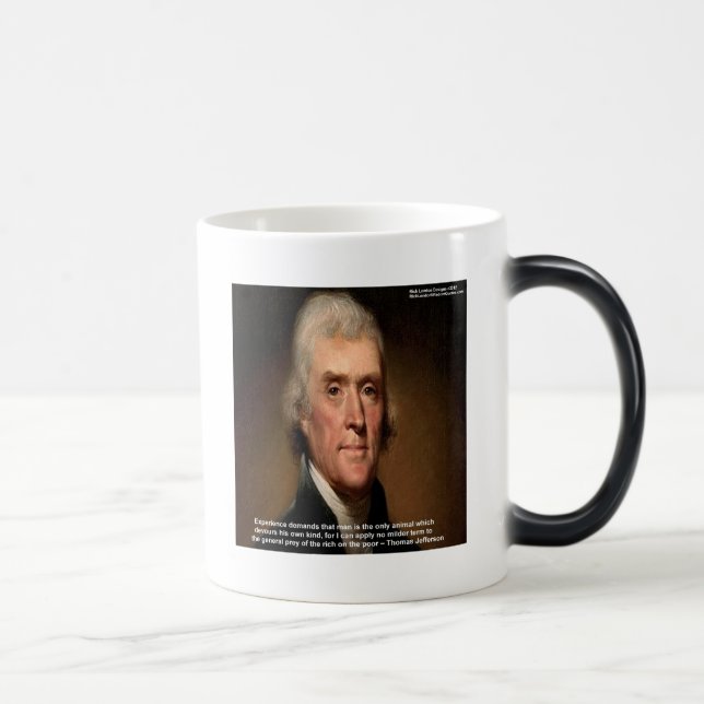 Caneca Mágica Presentes e Cartões Thomas Jefferson Trickle Down (Direita)