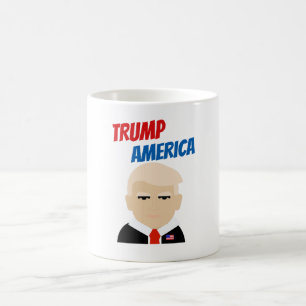 Caneca Mágica Presidente Donald Trump de América do trunfo