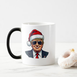 Caneca Mágica Presidente Trump Christmas Retornando a América