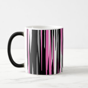 Caneca Mágica Preto e Branco Rosa