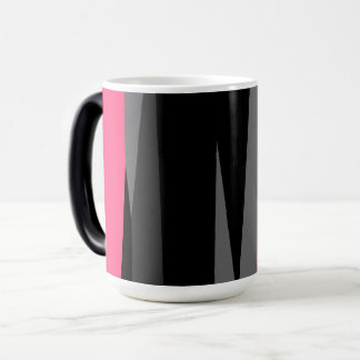 Caneca Mágica Preto e Cinza rosa
