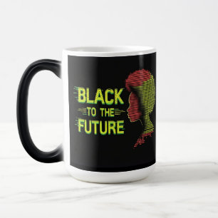 Caneca Mágica Preto para o futuro (Afro-Americano)