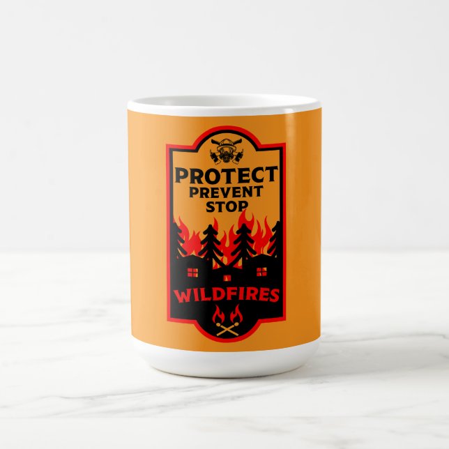 Caneca Mágica Prevenção contra incêndios florestais (Center)