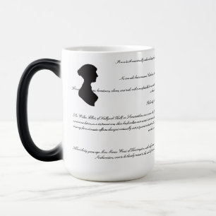 Caneca Mágica Primeiras Linhas de Romances de Jane Austen