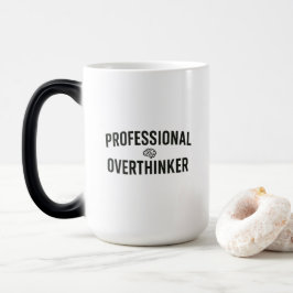 Caneca Mágica Professional Overthinker - Funny Design