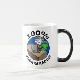 Caneca Mágica Programador 100%