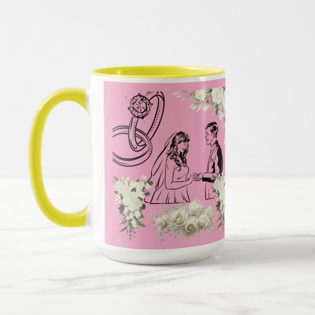 Caneca Mágica promessa sem fim rosa (Esquerda)