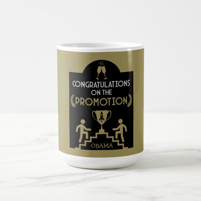 Caneca Mágica Promoção de Trabalho de parabéns (Center)