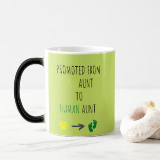 Caneca Mágica Promovida de Tia de Cachorro para Tia Humana 