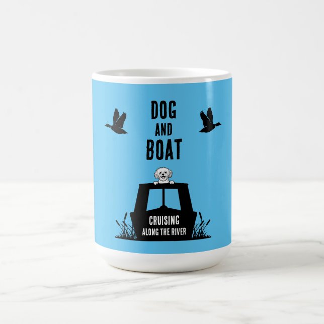 Caneca Mágica Proprietário de Cães Canalboat em Narrowboat (Center)