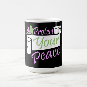 Caneca Mágica Proteja Sua Paz Bem-Estar Saúde Mental Mindfulness