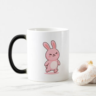 Caneca Mágica Proud Bunny Minimal Kawaii Style