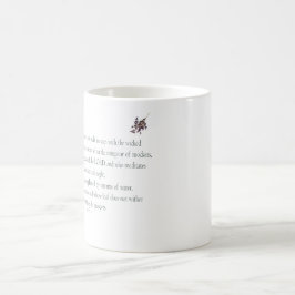 Caneca Mágica PSALM 1, não caminha em pé com o