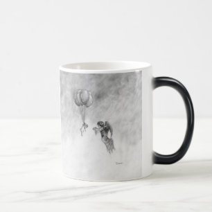 Caneca Mágica Pug e anjo