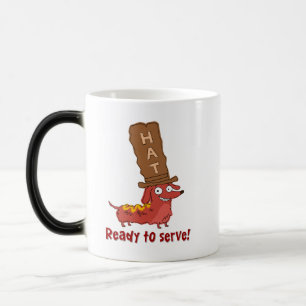 Caneca Mágica Punição de Cachorro-Quente Dachshund