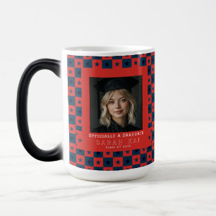 Caneca Mágica Quadrado Colorido de Impressão Parabéns Graduado