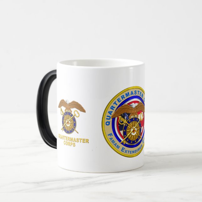 Caneca Mágica Quartermaster Corps Veteran (Frente Esquerda)