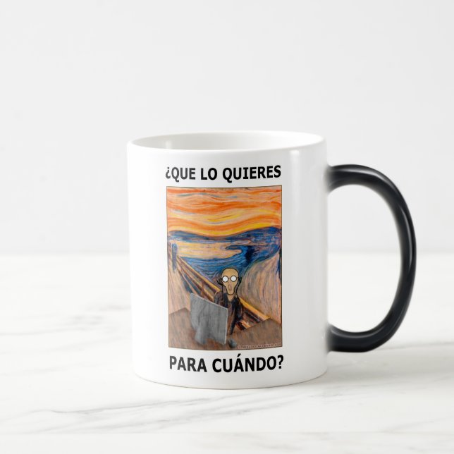 Caneca Mágica Que lo quieres para cuándo? (Direita)