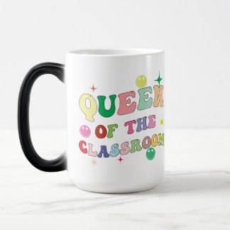 Caneca Mágica Queen of the classroom, mug for teacher,custom mug