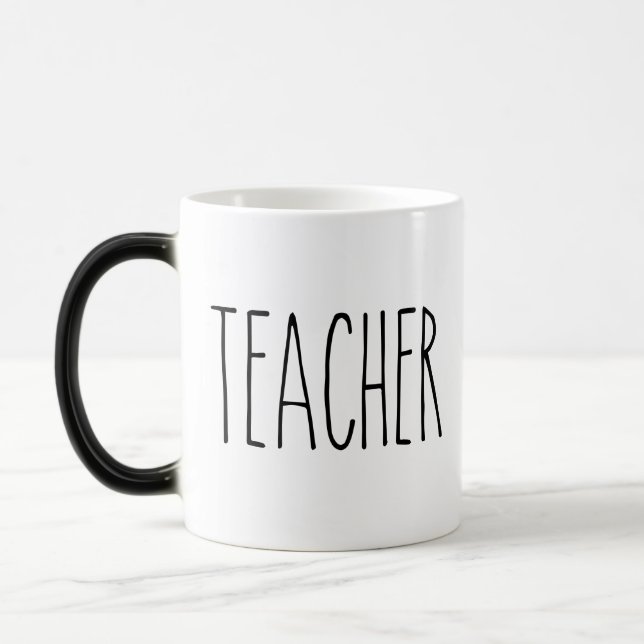Caneca Mágica RAE DUNN inspirou professor Coffee Mug (Esquerda)