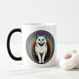 Caneca Mágica Raibow Cat