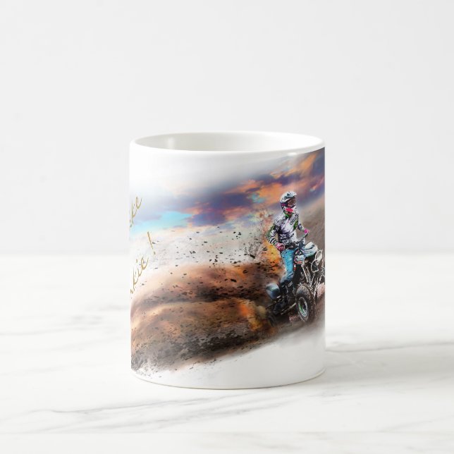 Caneca Mágica REAL QUAD BIKE FUN para os meninos (Centro)