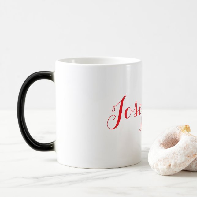 Caneca Mágica Red Name Josephine Morphing Mug (Com Donut)