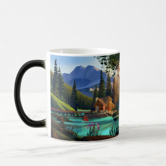 Caneca Mágica refeitório de montanha com caiaque casal