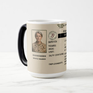 Caneca Mágica Registro de Serviço Marítimo Personalizado