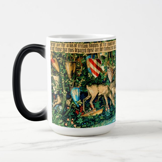 Caneca Mágica Rei Medieval Arthur William Morris (Esquerda)